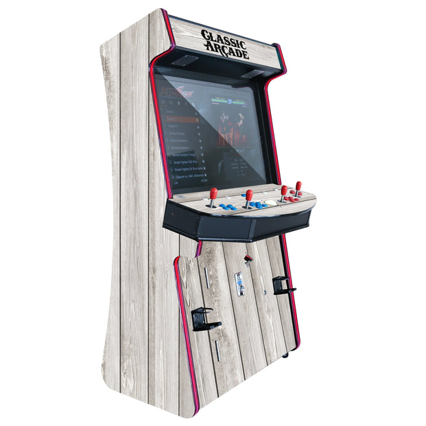 Grey Wood-grain Arcade Machine