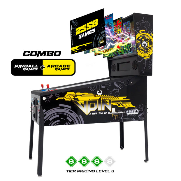 Pinball/arcade combo machine