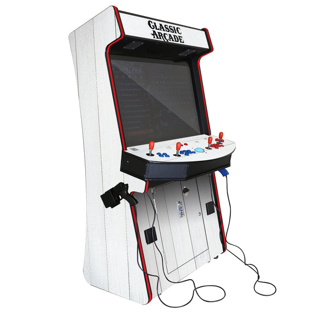 White Tr-2 Terminator Light Blaster Stand-up Arcade Machine
