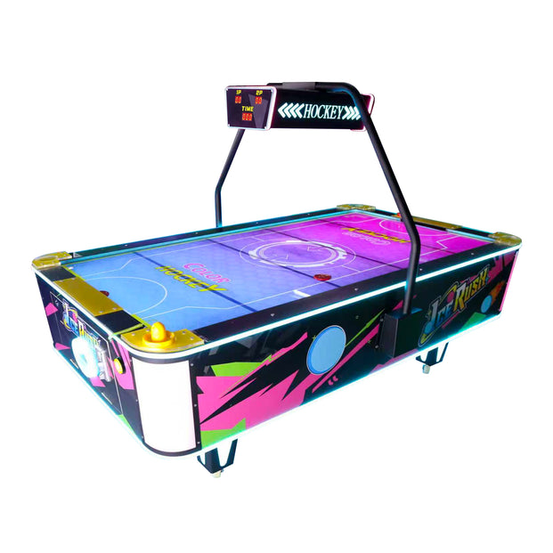 Ice Rush™ Air Hockey Neon Light Table, Air Hockey Machine, Creative Arcades