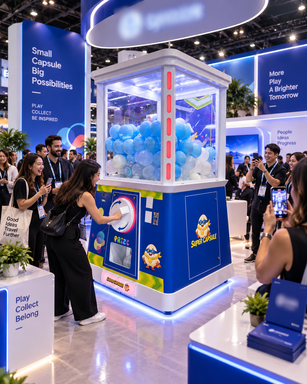 XXL Super Capsule™ Giant Gum Ball Machine with Neon Lights, Amusement Arcade, Creative Arcades