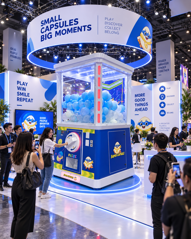 XXL Super Capsule™ Giant Gum Ball Machine with Neon Lights, Amusement Arcade, Creative Arcades