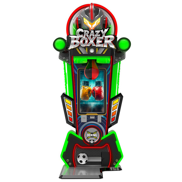 Prime Time Dual Sport: Crazy Boxer / Kicker Edition with LED Lights, Boxing, Creative Arcades