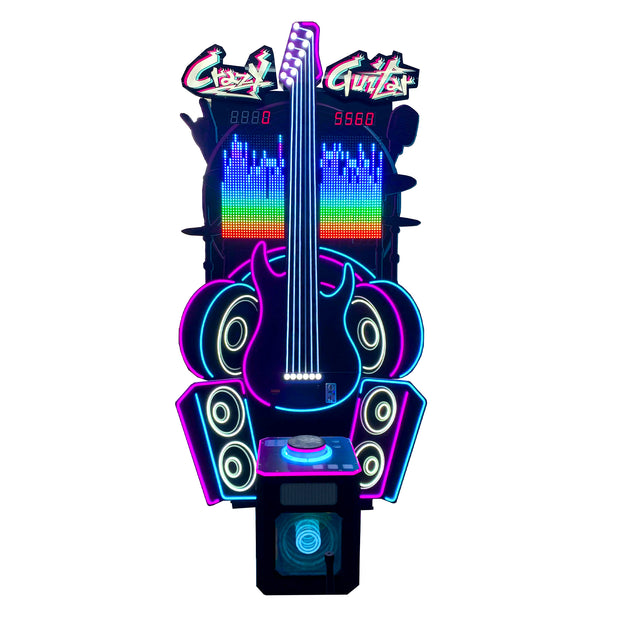 Crazy Guitar™ Neon Light Hammer Arcade, Creative Arcades