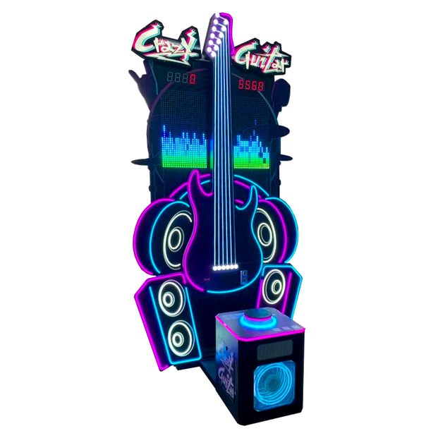 Crazy Guitar™ Neon Light Hammer Arcade, Creative Arcades