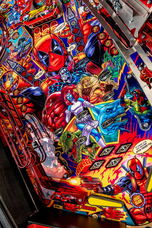 Premium Deadpool Pinball Machine by Stern Pinball, Stern Pinball, Creative Arcades