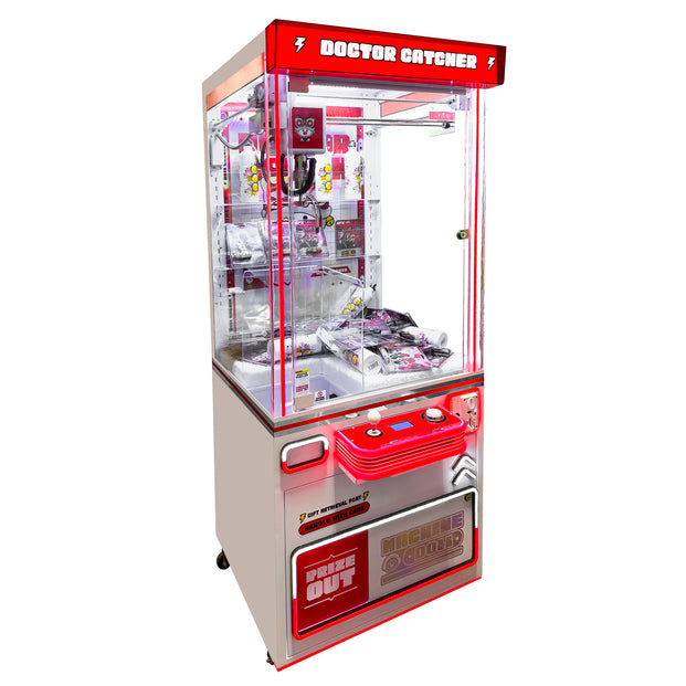 Doctor Catcher™ 31" Claw Machine with 7 Neon Color Lights, Claw Machine, Creative Arcades