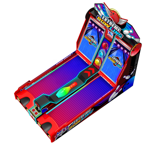 Extreme Bowling – Turbo Strike Digital Skeeball 2-Player Machine with LED Lights, Skeeball, Creative Arcades