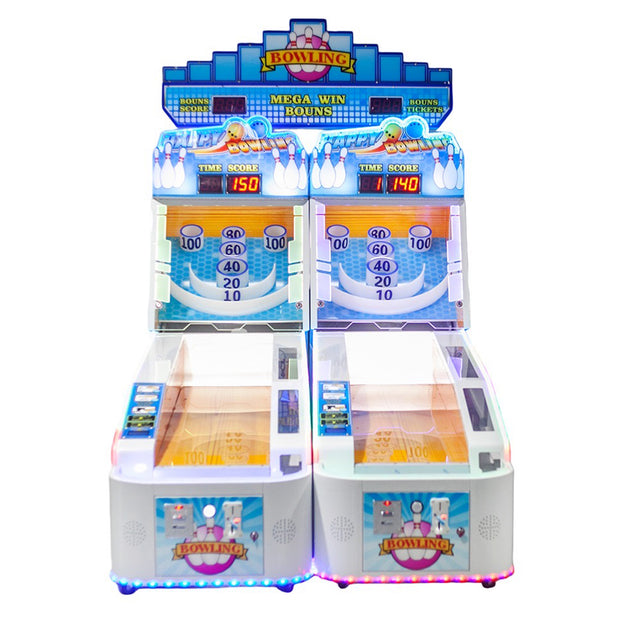 Alley Masters™ Skeeball Bowling with Neon Lights, Amusement Arcade, Creative Arcades