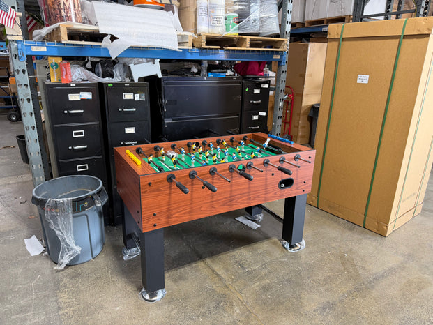 The Vanguard Foosball Table | VanReal Wood Premium Foosball, Creative Arcades