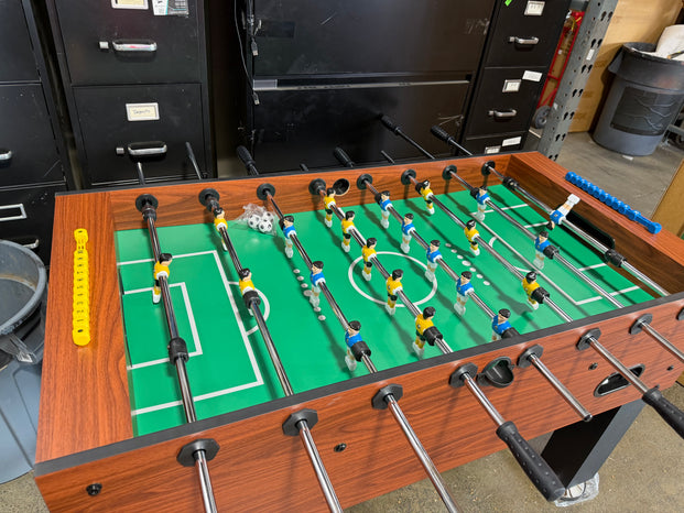The Vanguard Foosball Table | VanReal Wood Premium Foosball, Creative Arcades