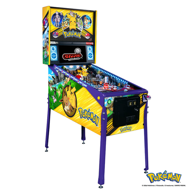 Limited Edition Pokemon Pinball Machine by Stern Pinball, Creative Arcades
