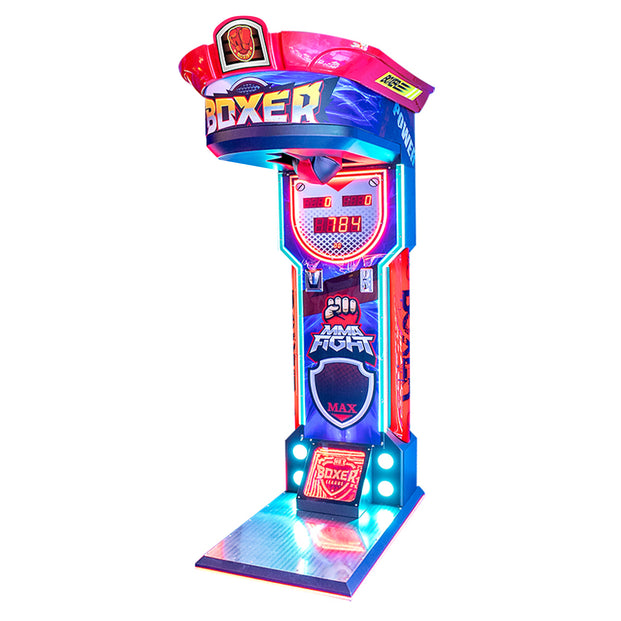 MMA Fight Boxing Arcade with Neon Lights, Creative Arcades
