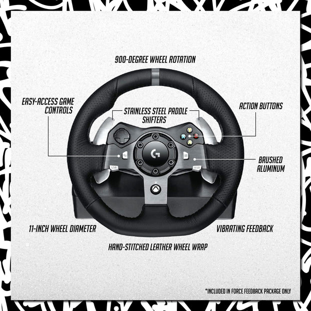 Gaming steering wheel features