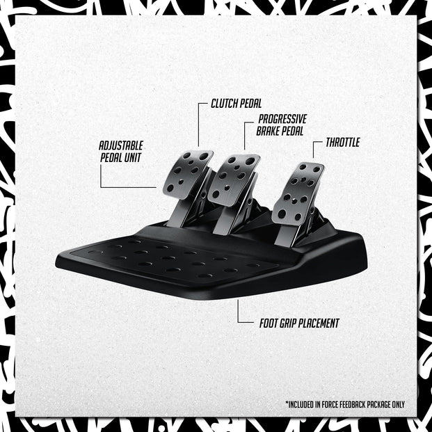 Adjustable Racing Simulator Pedal Unit