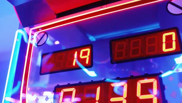 MMA Fight Boxer Extreme™ - Heavy Hit Arena with Power Up Light Package | Boxing Arcade Machine with Neon Lights, Boxing, Creative Arcades