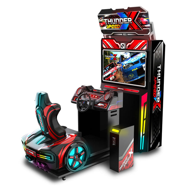 Thunder Speed Racing Simulator with Force Feedback and Wifi Connection for Online Play, Racing Simulators, Creative Arcades