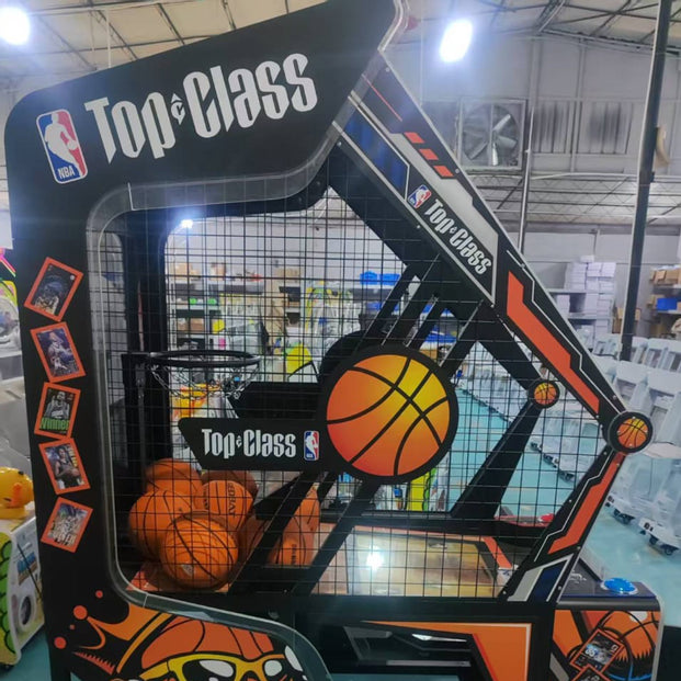 Top Class™ Extreme Hoops Basketball Arcade with Digital Backboard and Neon Lights, Basketball Shoot Out, Creative Arcades
