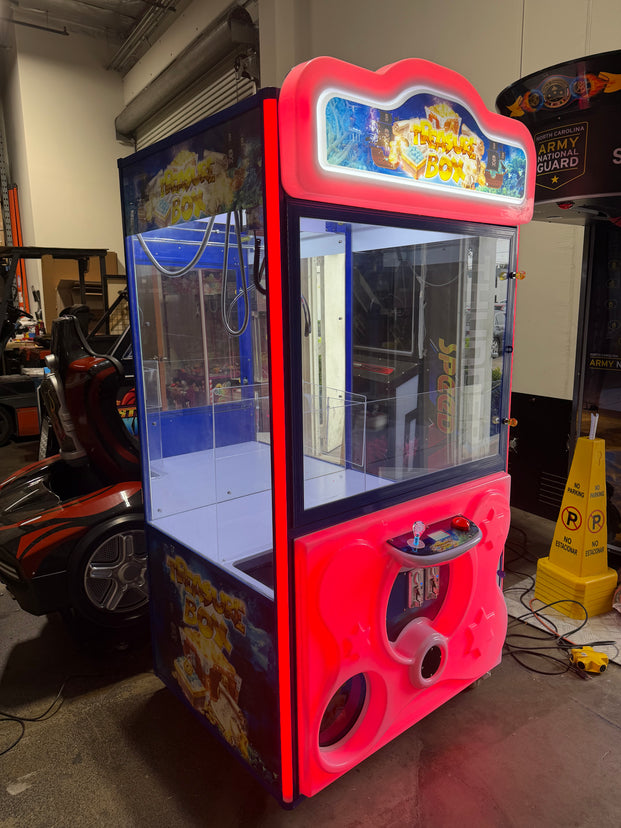 Treasure Box™ 41" Claw Machine w/ LED Cabinet Lights in all RGB Colors USED, Claw Machine, Creative Arcades