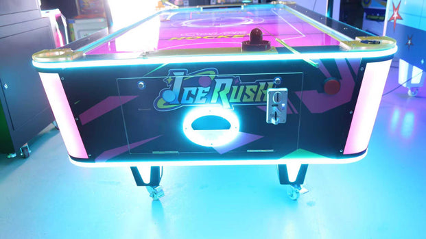 Ice Rush™ Air Hockey Neon Light Table, Air Hockey Machine, Creative Arcades
