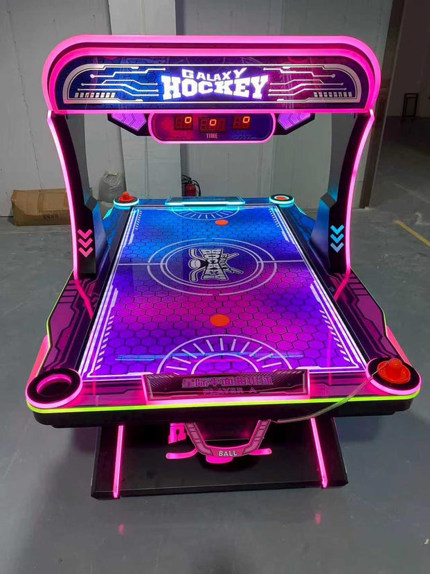 Galaxy Hockey Elite Neon Air Hockey Arcade Machine, Air Hockey Machine, Creative Arcades
