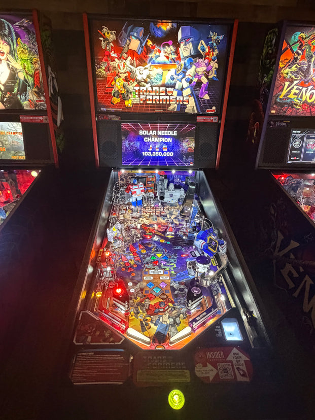 USED Transformers Pro Edition Pinball Table by Stern Pinball - Floor Model, Stern Pinball, Creative Arcades