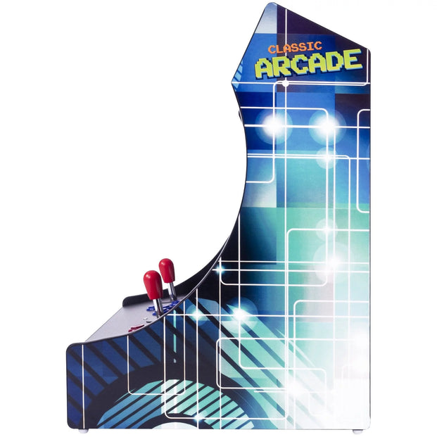 Side View Of Creative Arcades Mini Upright Tabletop Arcade Machine