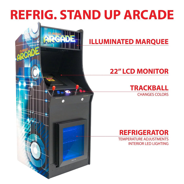 Features Of Creative Arcades 2 Player Full Size Stand-up Arcade