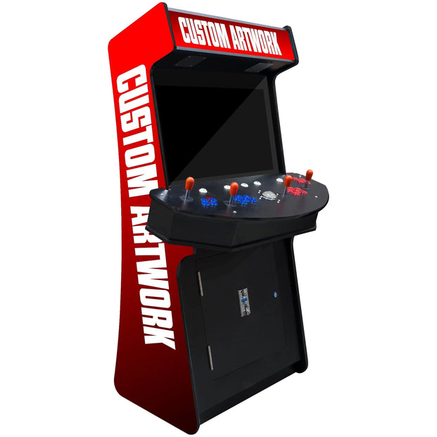 Custom Artwork 4P Slim Stand Up Arcade Machine