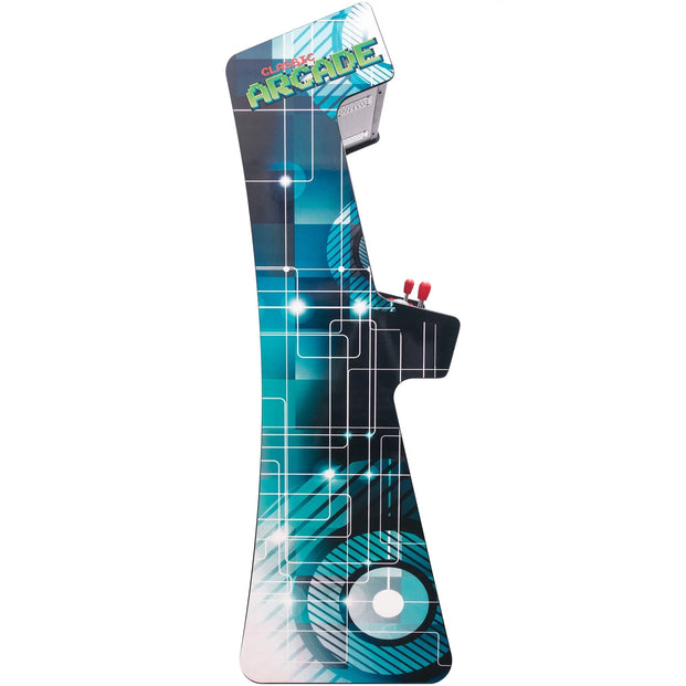 Side View of 2P Slim Stand Up Arcade Machine