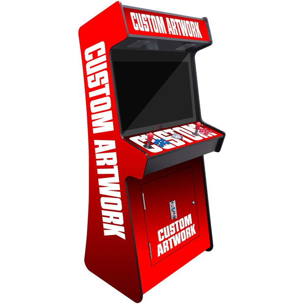 Custom Artwork 2P Slim Stand Up Arcade Machine