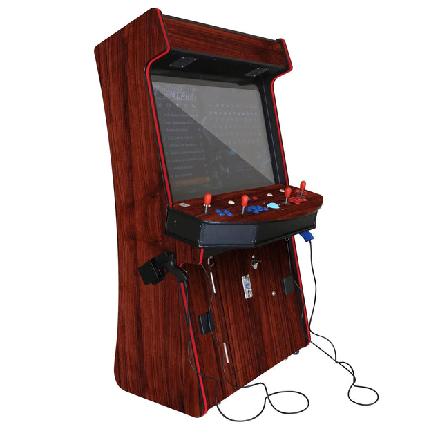 Dark Walnut Woodgrain Tr-2 Light Blaster Stand-up Arcade Machine