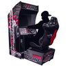 Racing Sit Down Arcade Machine | 129 Racing Games | 32" LCD Monitor | Authentic Steering Wheel & Pedals