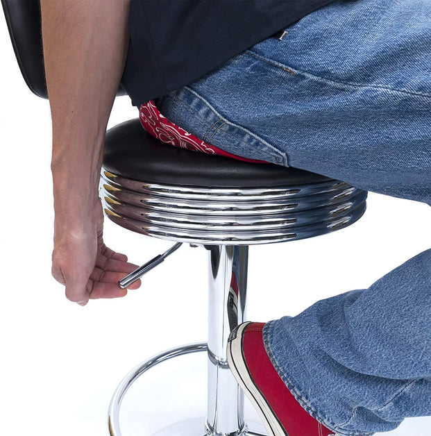 Adjustable Swivel Barstool