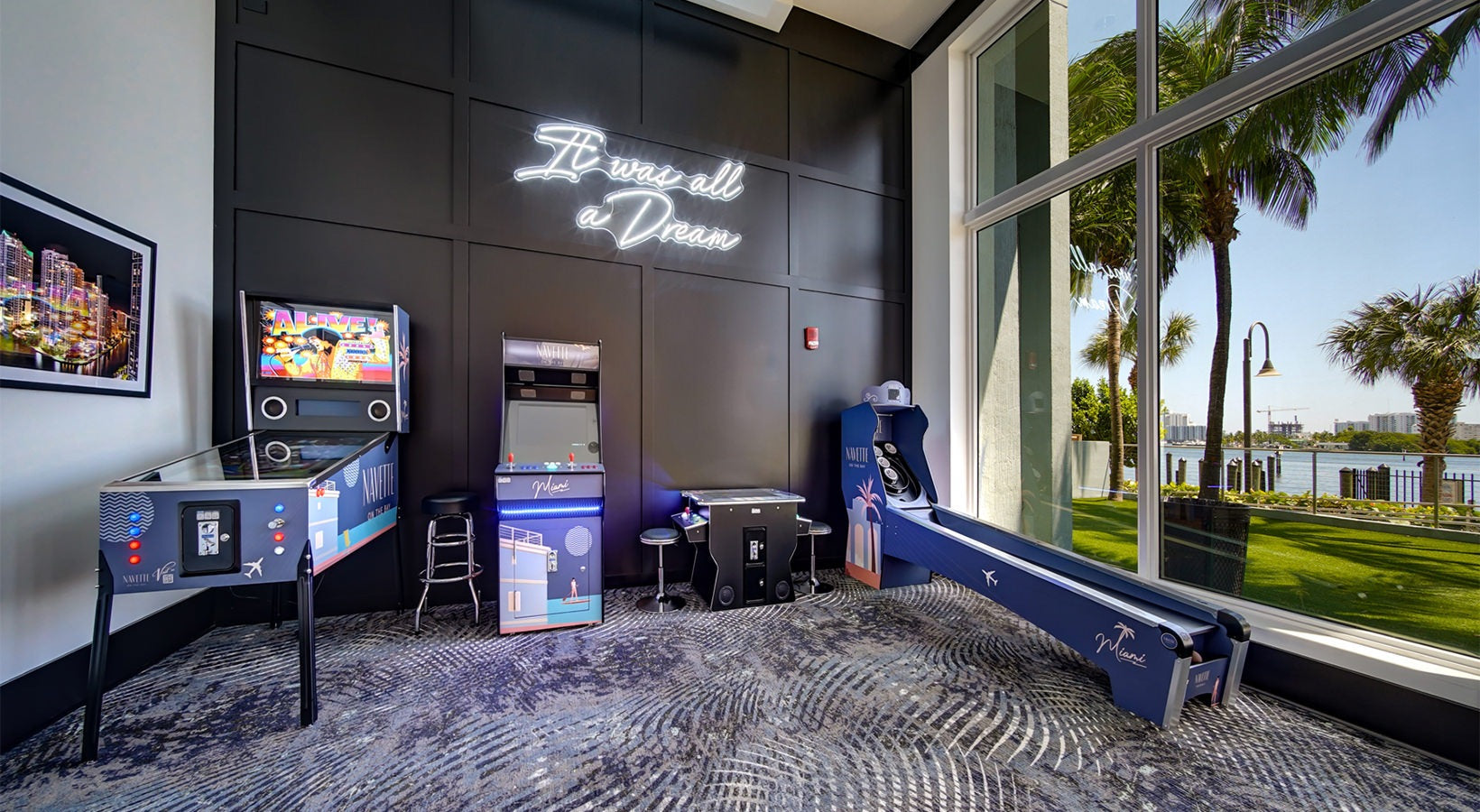 Inside Navette by the Bay: How Miami’s Premier Apartment Added an Unforgettable Custom Arcade Experience