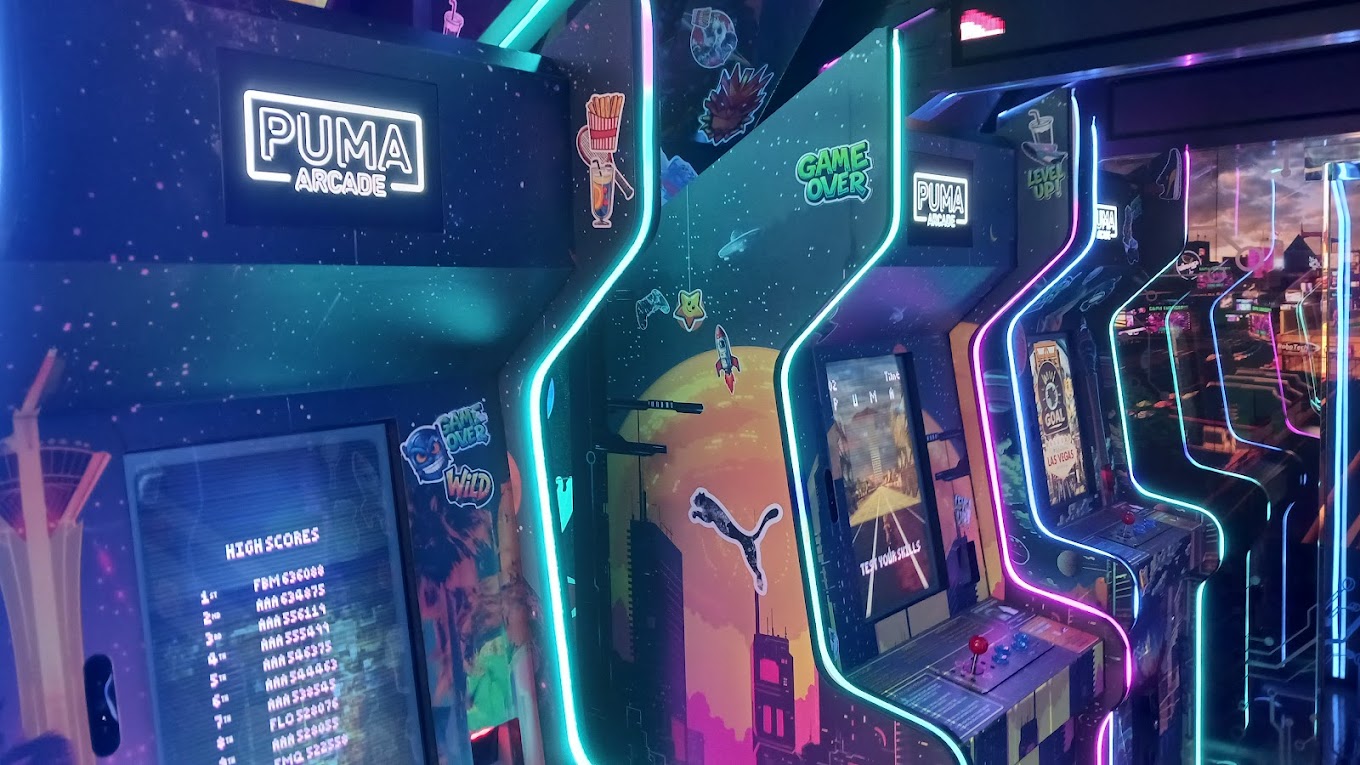 Creative Arcades Builds Custom Machines for Puma Las Vegas