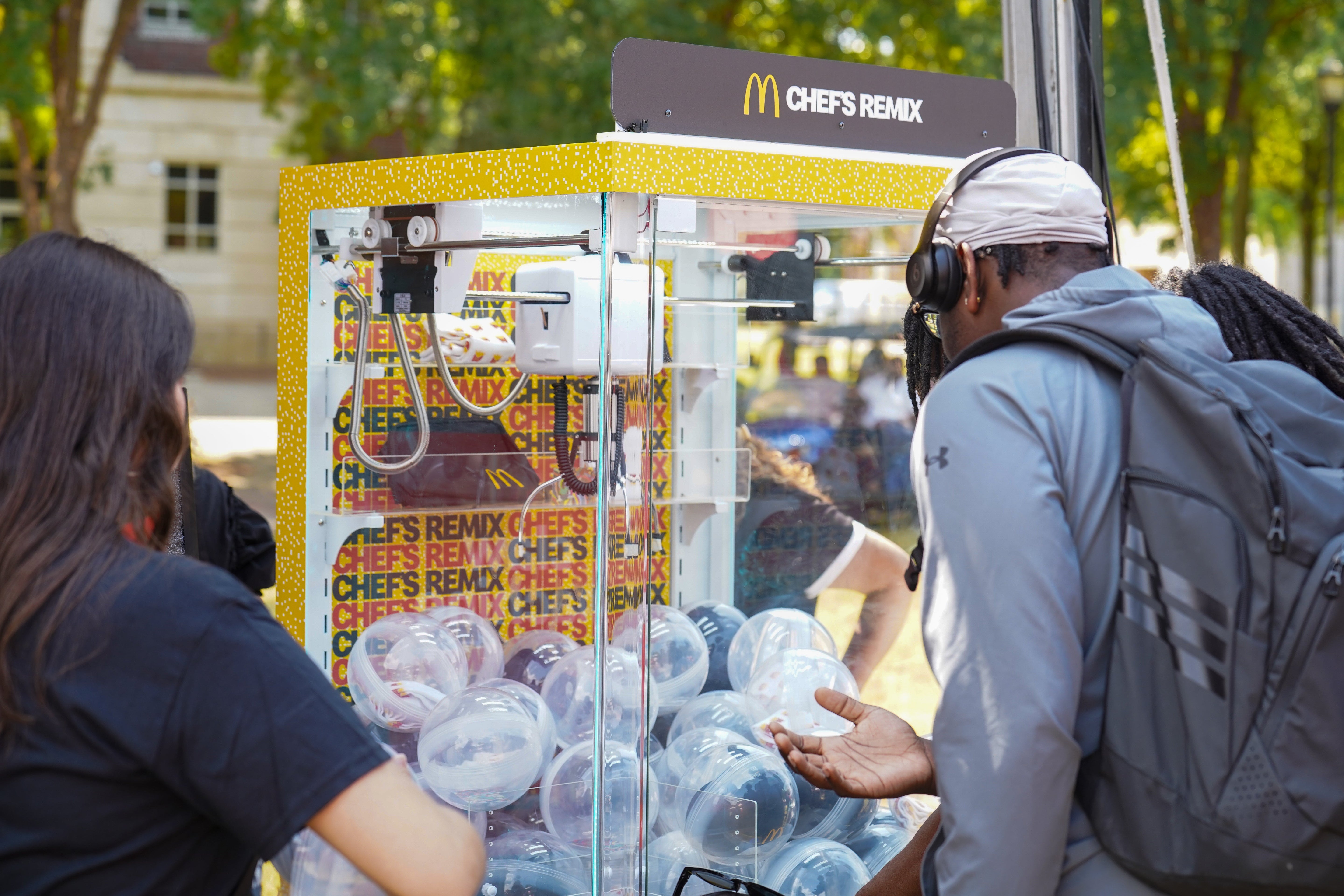 Creative Arcades Builds Branded Claw Machine for McDonald’s at Tennessee State University