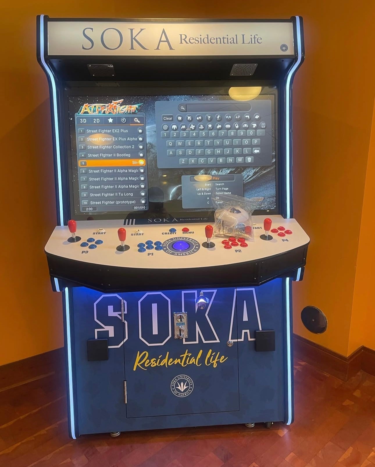 SOKA University Powers Up Student Life with a Custom TR-1 Stand Up Arcade