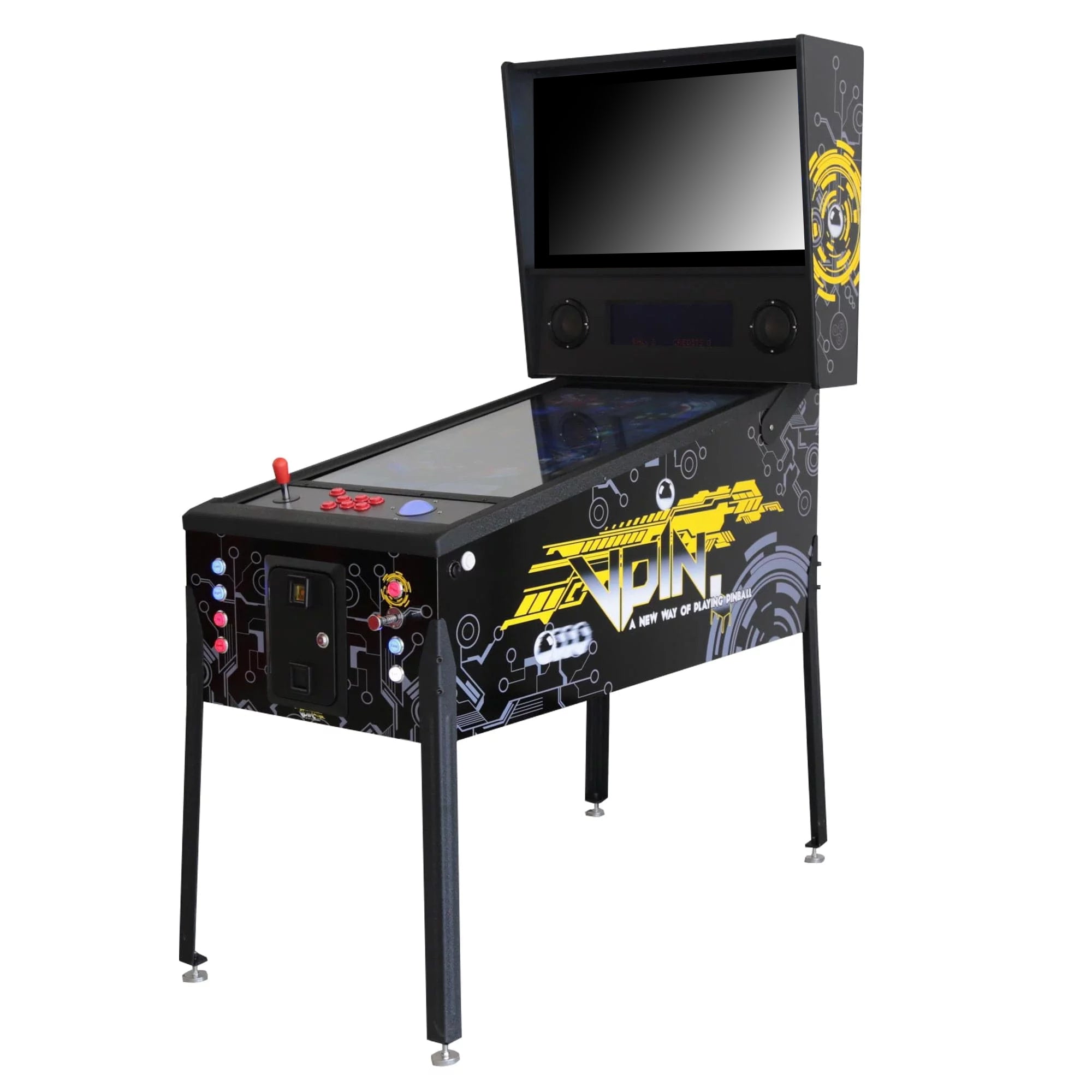  Creative Arcades - Máquinas de arcada de tamaño completo de  grado comercial, Taburetes incluidos, Edición Slim Woodgrain