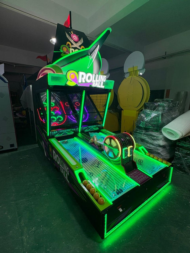 Neon Pirate Dual-Lane Skeeball Machine, Skeeball, Creative Arcades