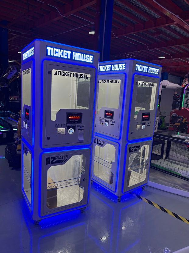 Easy Count™ Ticket Eater with Neon Cabinet Lights, Digital Display, & Paper Receipt, Creative Arcades