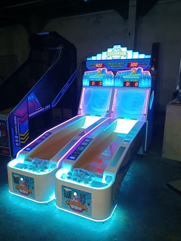 Alley Masters™ Skeeball Bowling with Neon Lights, Amusement Arcade, Creative Arcades