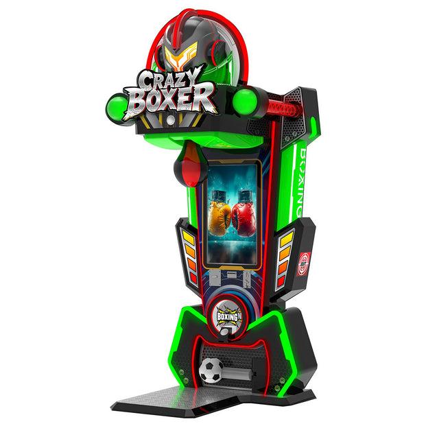 Prime Time Dual Sport: Crazy Boxer / Kicker Edition with LED Lights, Boxing, Creative Arcades