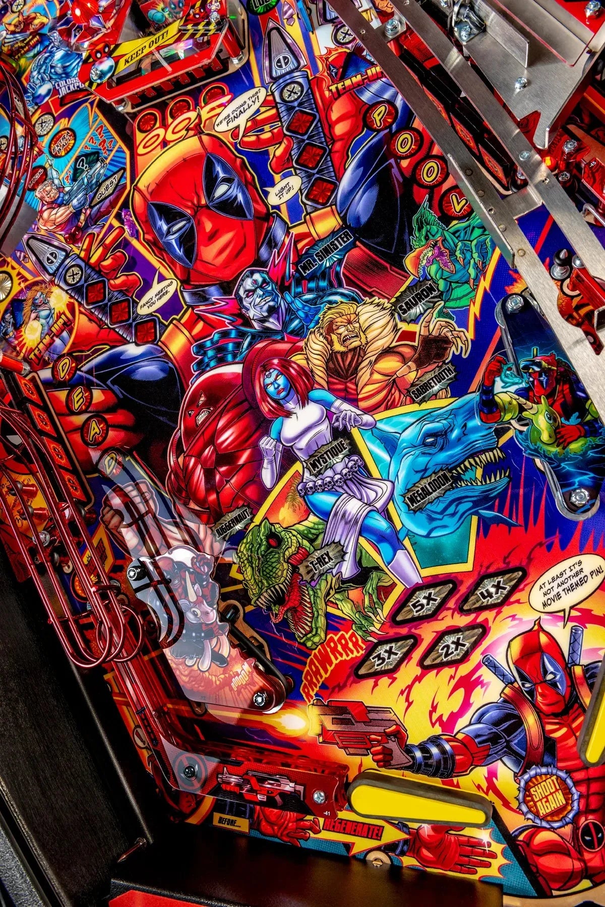Premium Deadpool Pinball Machine by Stern Pinball, Stern Pinball, Creative Arcades