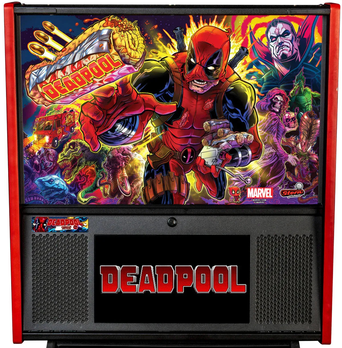 Premium Deadpool Pinball Machine by Stern Pinball, Stern Pinball, Creative Arcades