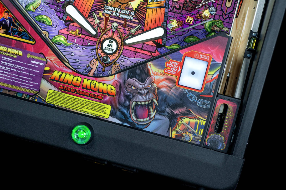 Premium King Kong: Myth of Terror Island Pinball Machine by Stern Pinball, Stern Pinball, Creative Arcades