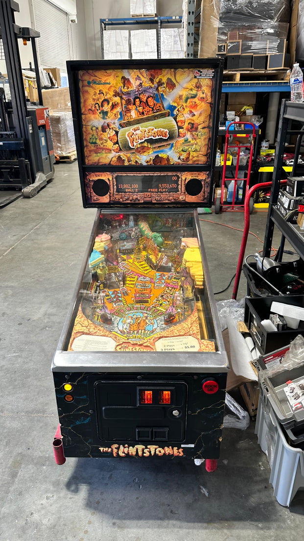 USED The Flintstones Original Pinball Machine Circa 1994 by Williams Electronic Games, Inc., Creative Arcades
