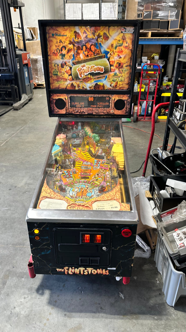 USED The Flintstones Original Pinball Machine Circa 1994 by Williams Electronic Games, Inc., Creative Arcades
