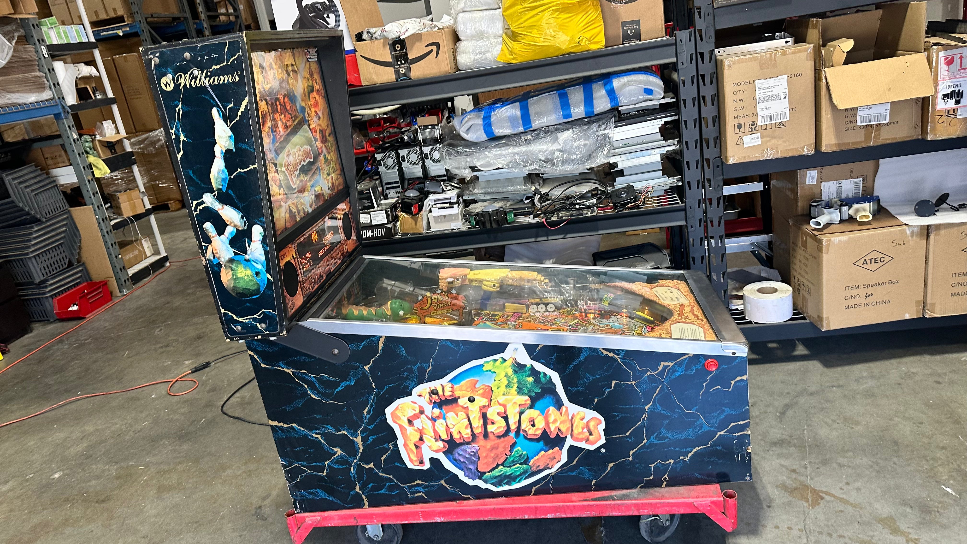 USED The Flintstones Original Pinball Machine Circa 1994 by Williams Electronic Games, Inc., Creative Arcades