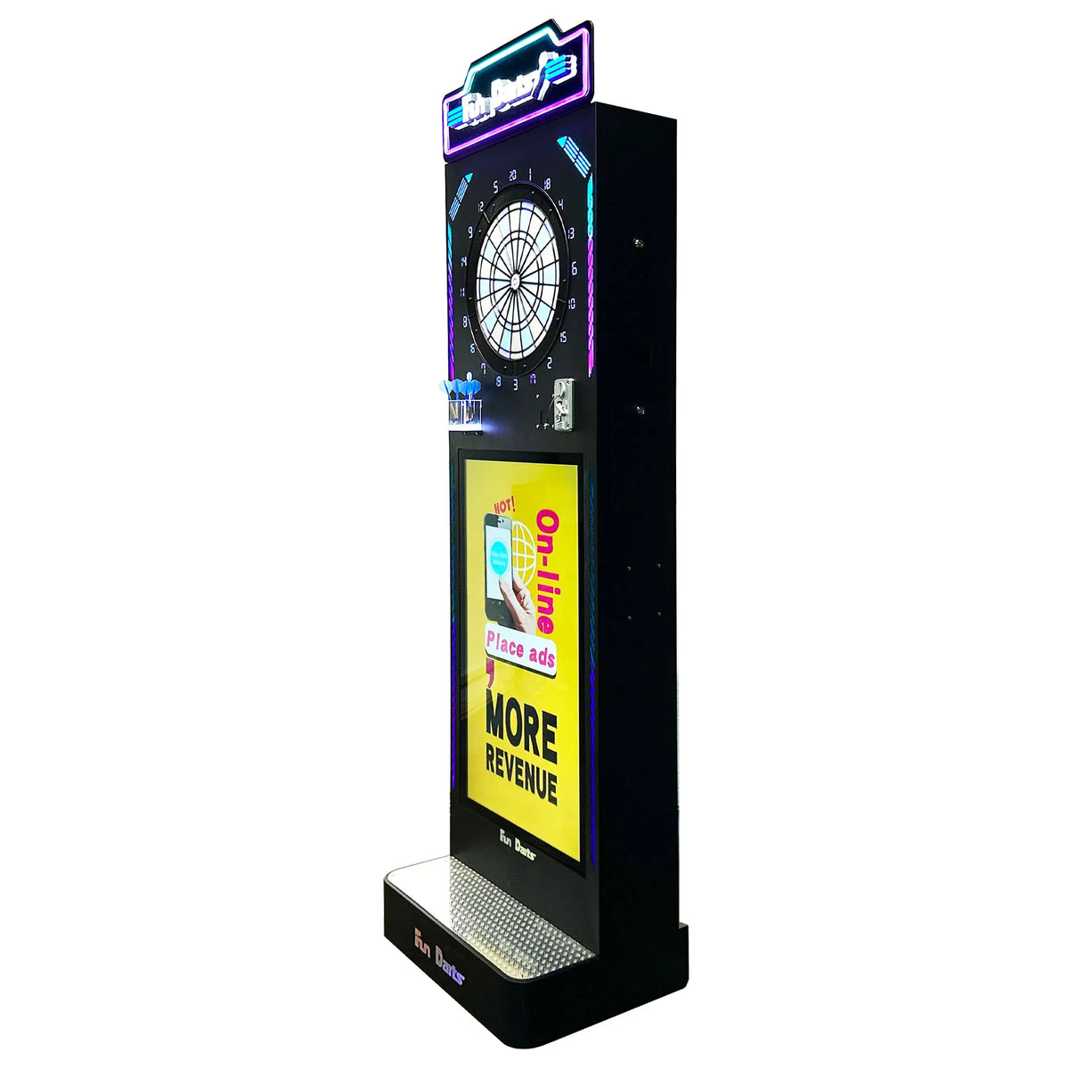 Fun Darts Digital Touch Screen Dart Board with Wifi Network Game Play, Dart Board, Creative Arcades